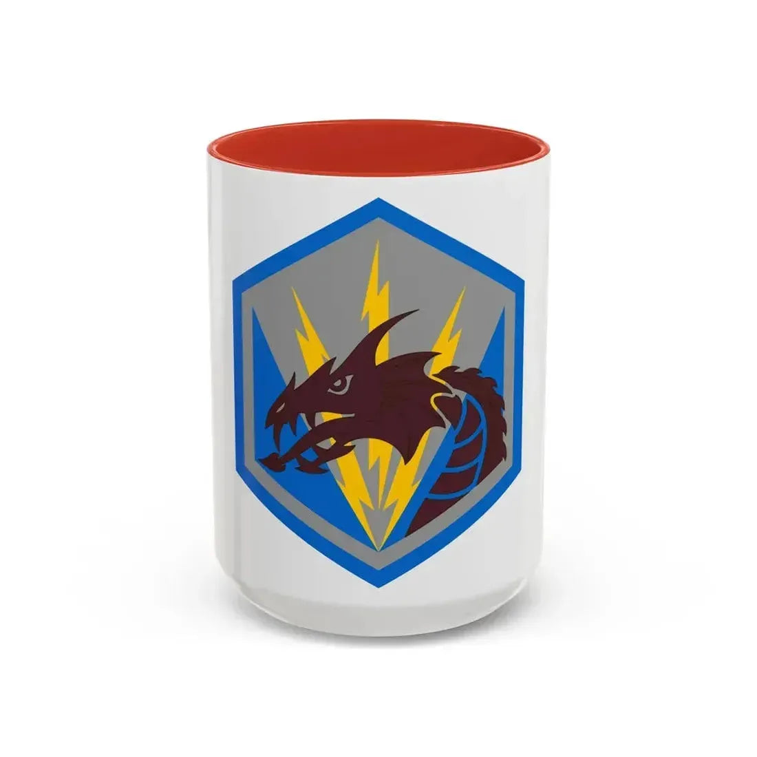 336 Military Intelligence Brigade (U.S. Army) Accent Coffee Mug 15oz Red - Go Mug Yourself