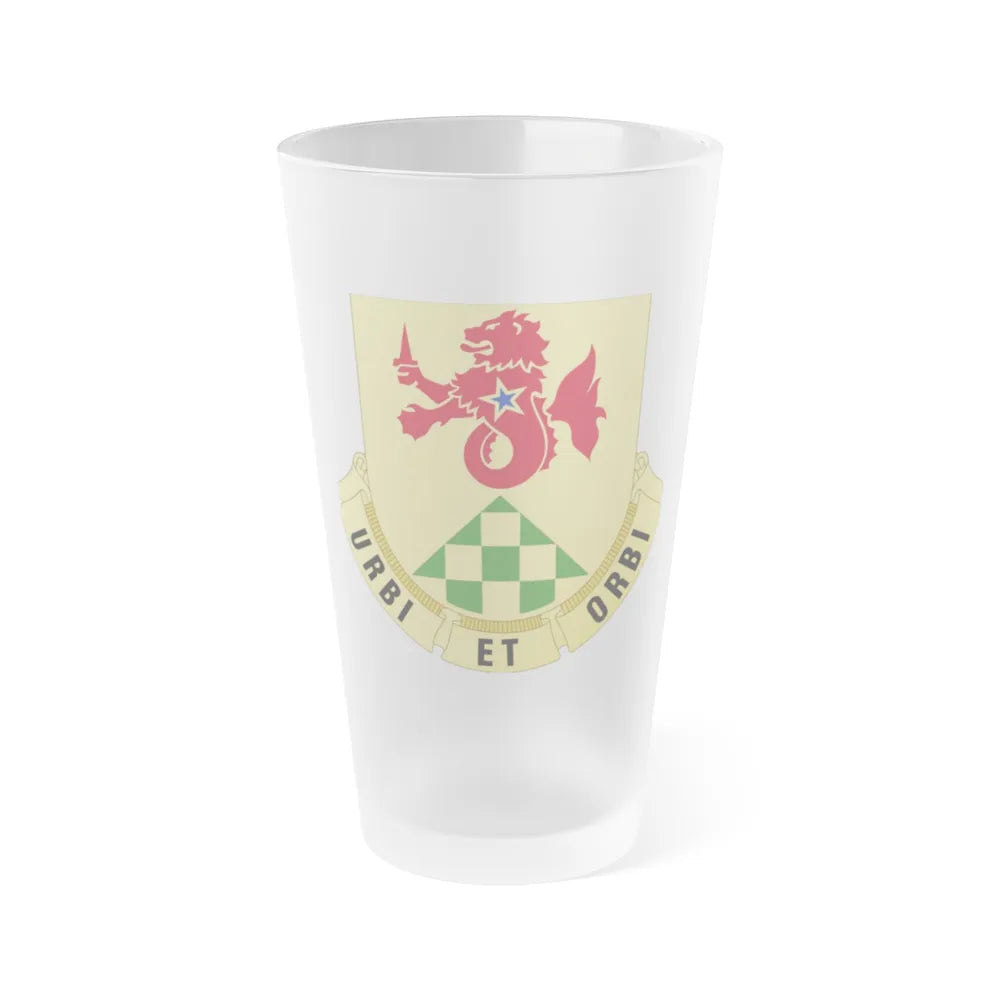 336 Military Police Battalion (U.S. Army) Frosted Pint Glass 16oz-Go Mug Yourself