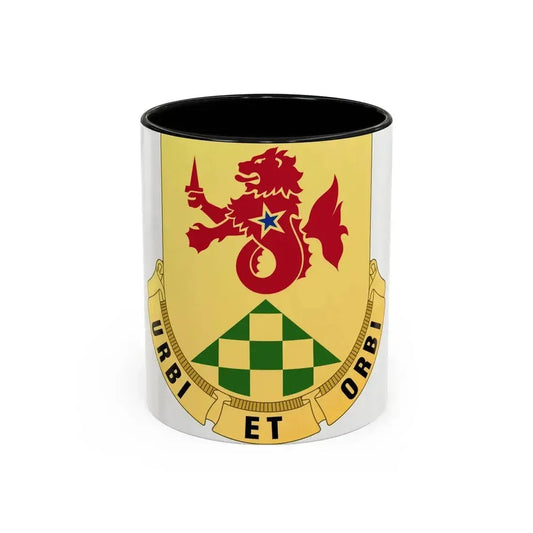 336 Military Police Battalion (U.S. Army) Accent Coffee Mug 11oz Black - Go Mug Yourself