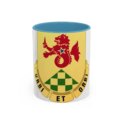 336 Military Police Battalion (U.S. Army) Accent Coffee Mug 11oz Light Blue - Go Mug Yourself