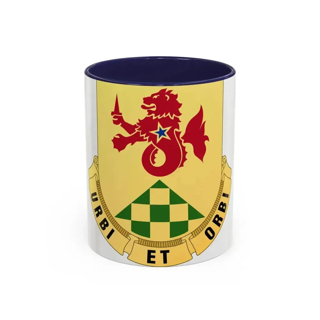 336 Military Police Battalion (U.S. Army) Accent Coffee Mug 11oz Navy - Go Mug Yourself