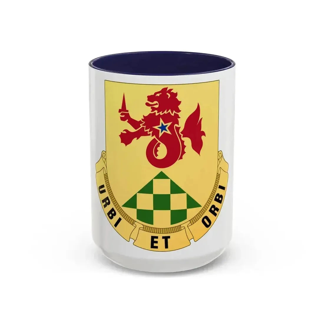 336 Military Police Battalion (U.S. Army) Accent Coffee Mug 15oz Navy - Go Mug Yourself