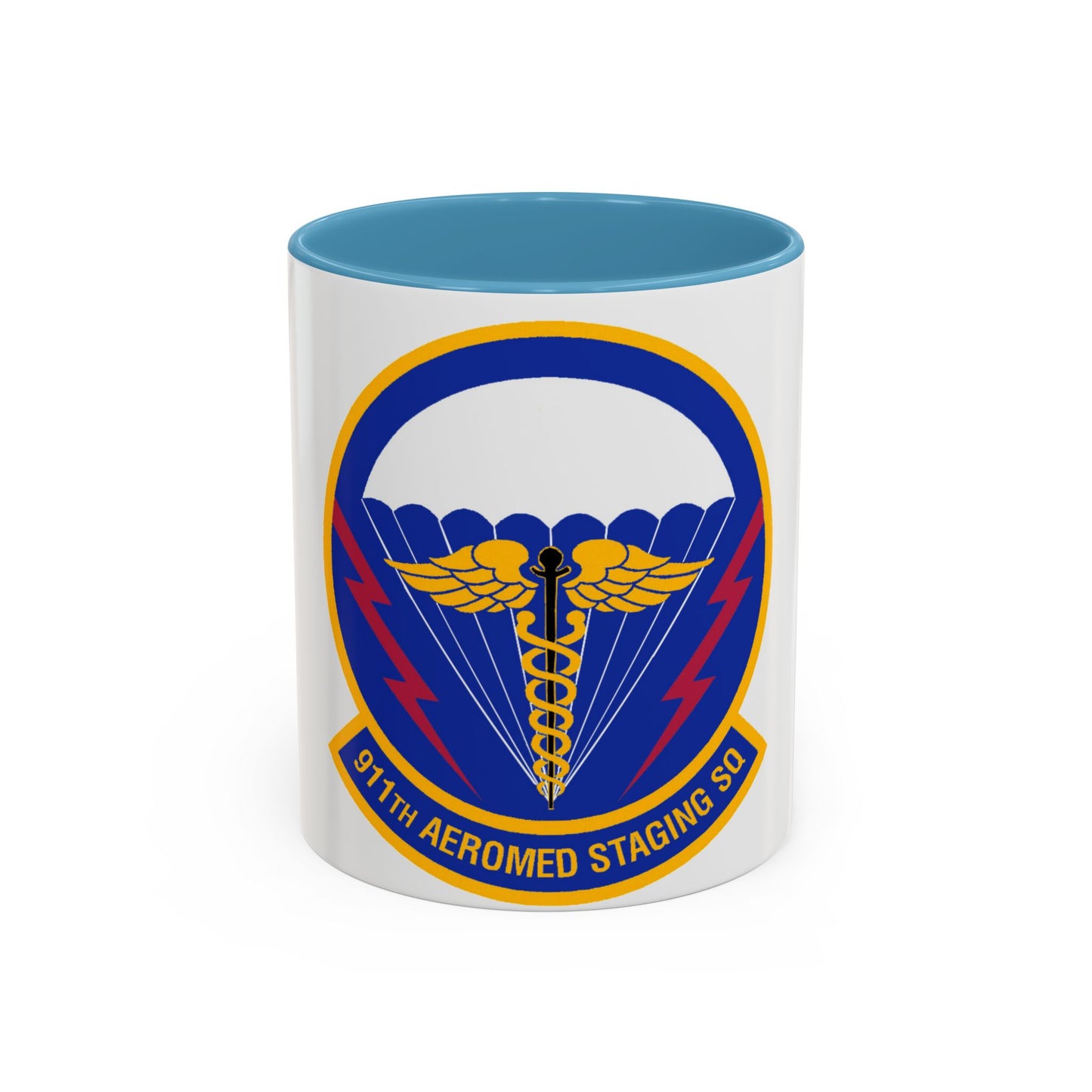 911 Aeromedical Staging Squadron AFRC (U.S. Air Force) Accent Coffee Mug