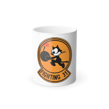 VFA 31 Strike Fighter Squadron 31 (U.S. Navy) Color Changing Mug 11oz