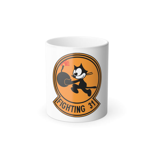 VFA 31 Strike Fighter Squadron 31 (U.S. Navy) Color Changing Mug 11oz