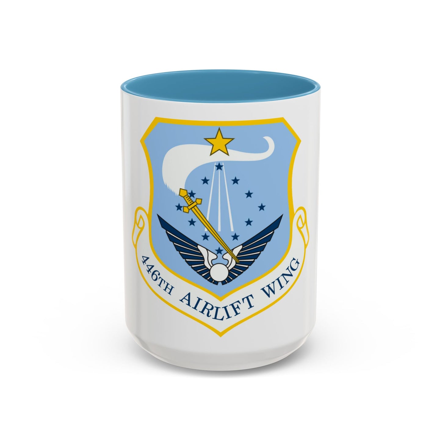 446th Airlift Wing (U.S. Air Force) Accent Coffee Mug