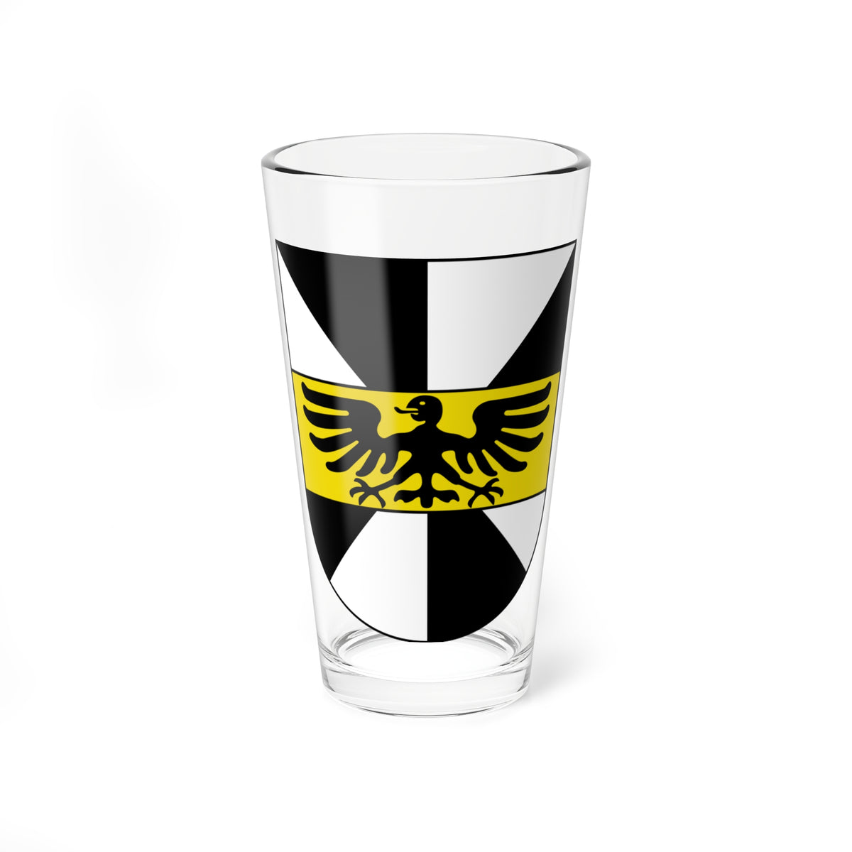 Hittnau-blazon (Switzerland) (Coat of Arms) Pint Glass 16oz