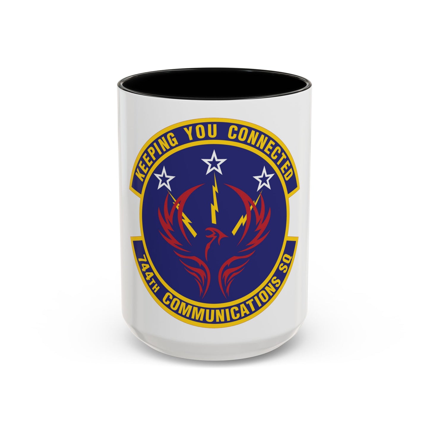 744th Communications Squadron (U.S. Air Force) Accent Coffee Mug