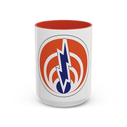 1st Signal Command (U.S. Army) Accent Coffee Mug