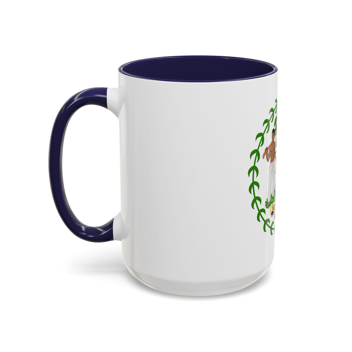 Coat of arms of Belize - Accent Coffee Mug