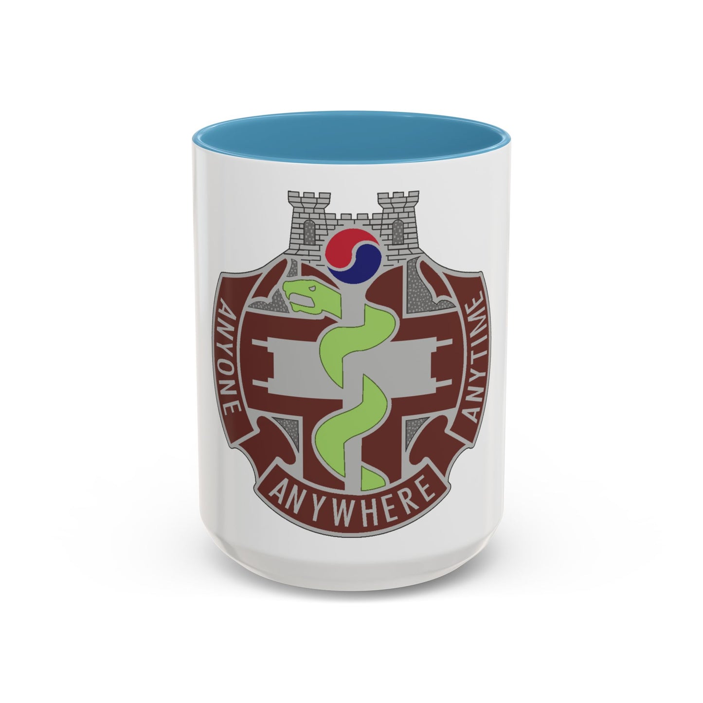 421 Medical Battalion (U.S. Army) Accent Coffee Mug