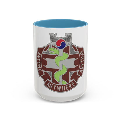 421 Medical Battalion (U.S. Army) Accent Coffee Mug