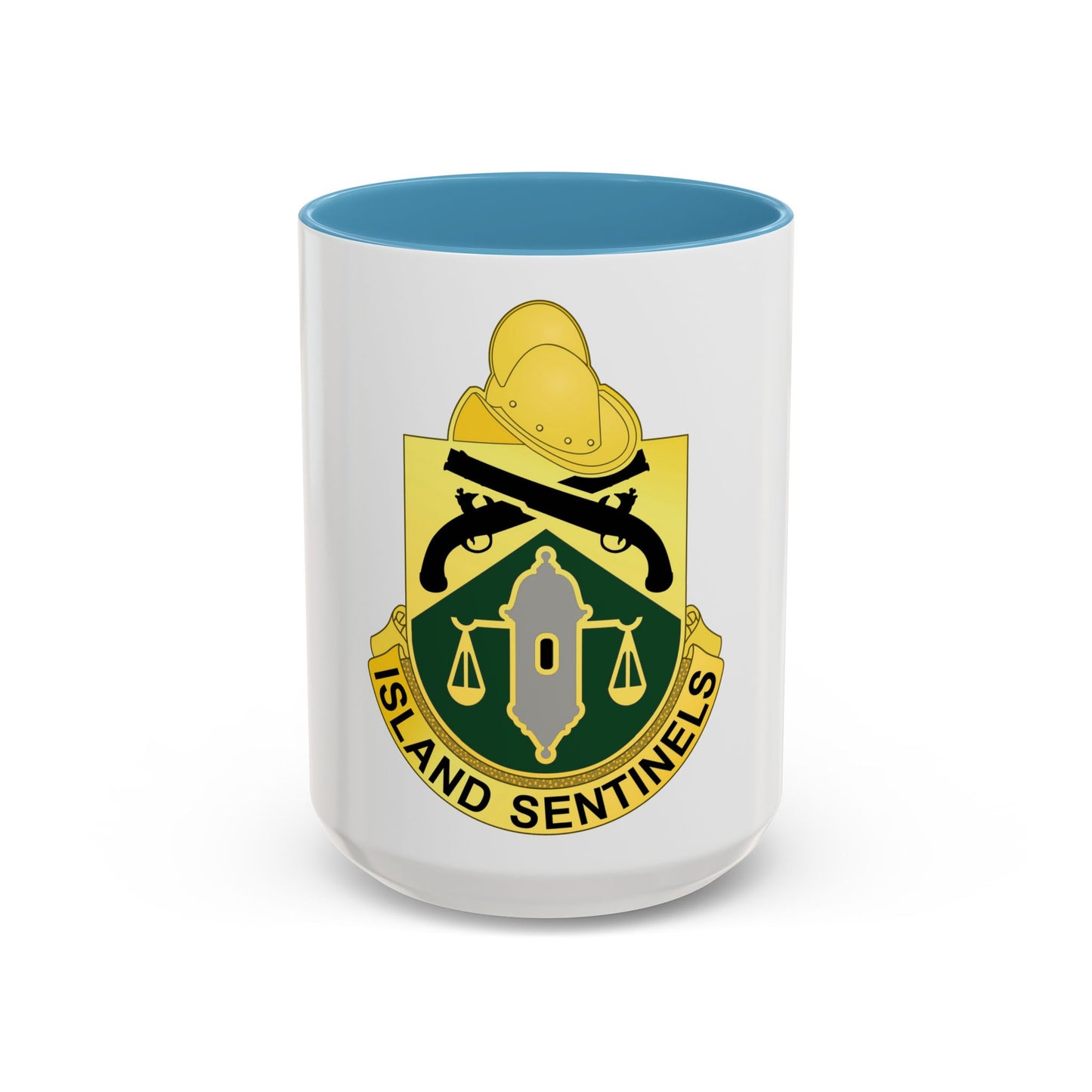 124 Military Police Battalion (U.S. Army) Accent Coffee Mug