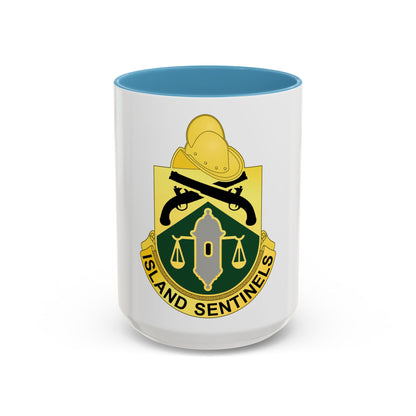 124 Military Police Battalion (U.S. Army) Accent Coffee Mug