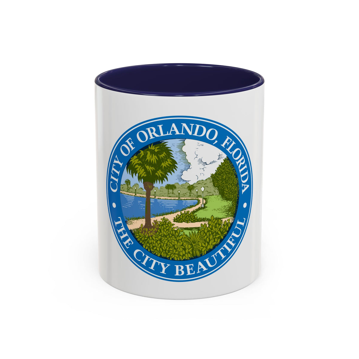 Seal of Orlando Florida - Accent Coffee Mug