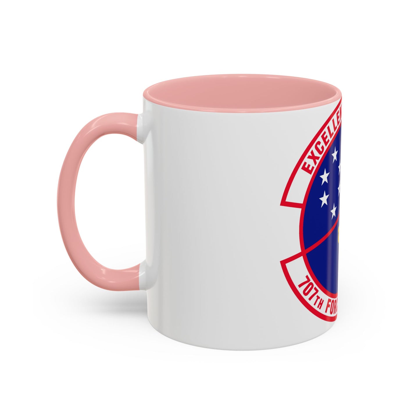 707 Force Support Squadron AFISRA (U.S. Air Force) Accent Coffee Mug