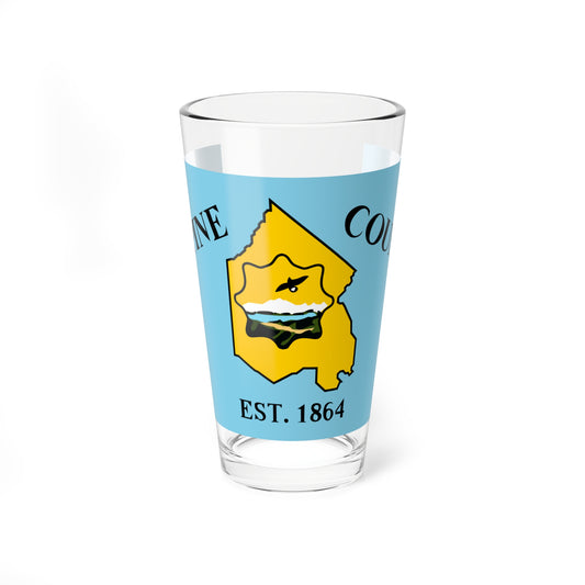 Flag of Alpine County California (United States) Pint Glass 16oz