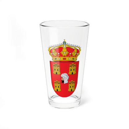 Escudo de Gea de Albarracin (Spain) (Coat of Arms) Pint Glass 16oz