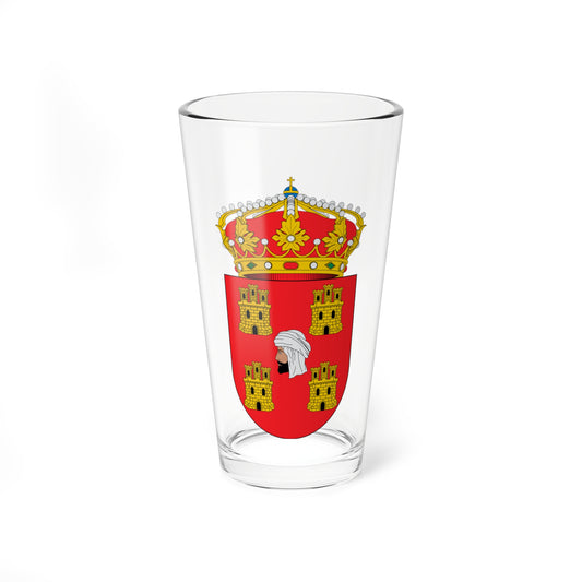 Escudo de Gea de Albarracin (Spain) (Coat of Arms) Pint Glass 16oz