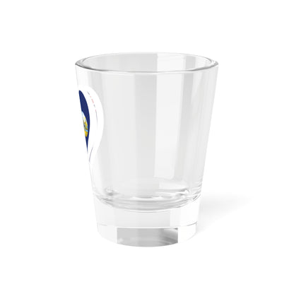 Eurovision Song Contest heart Hong Kong white 1955-1959 (China) Shot Glass 1.5oz