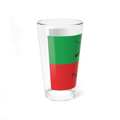 Flag of Zaporozhye Oblast Russia (Russia) Pint Glass 16oz