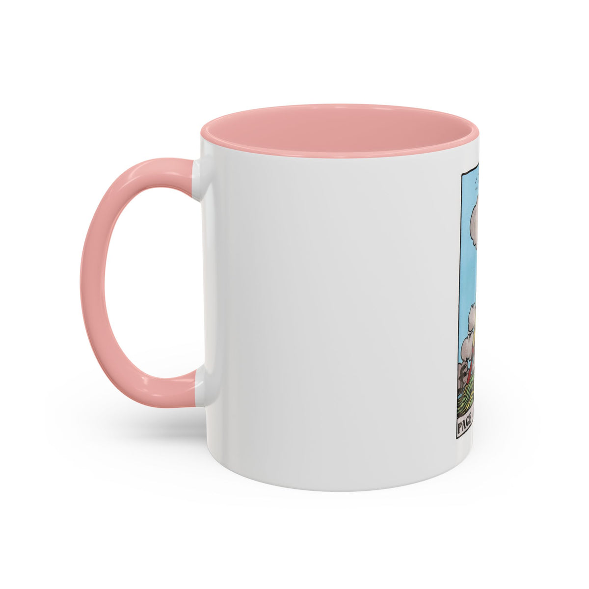 The Page of Swords (Tarot Card) Accent Coffee Mug