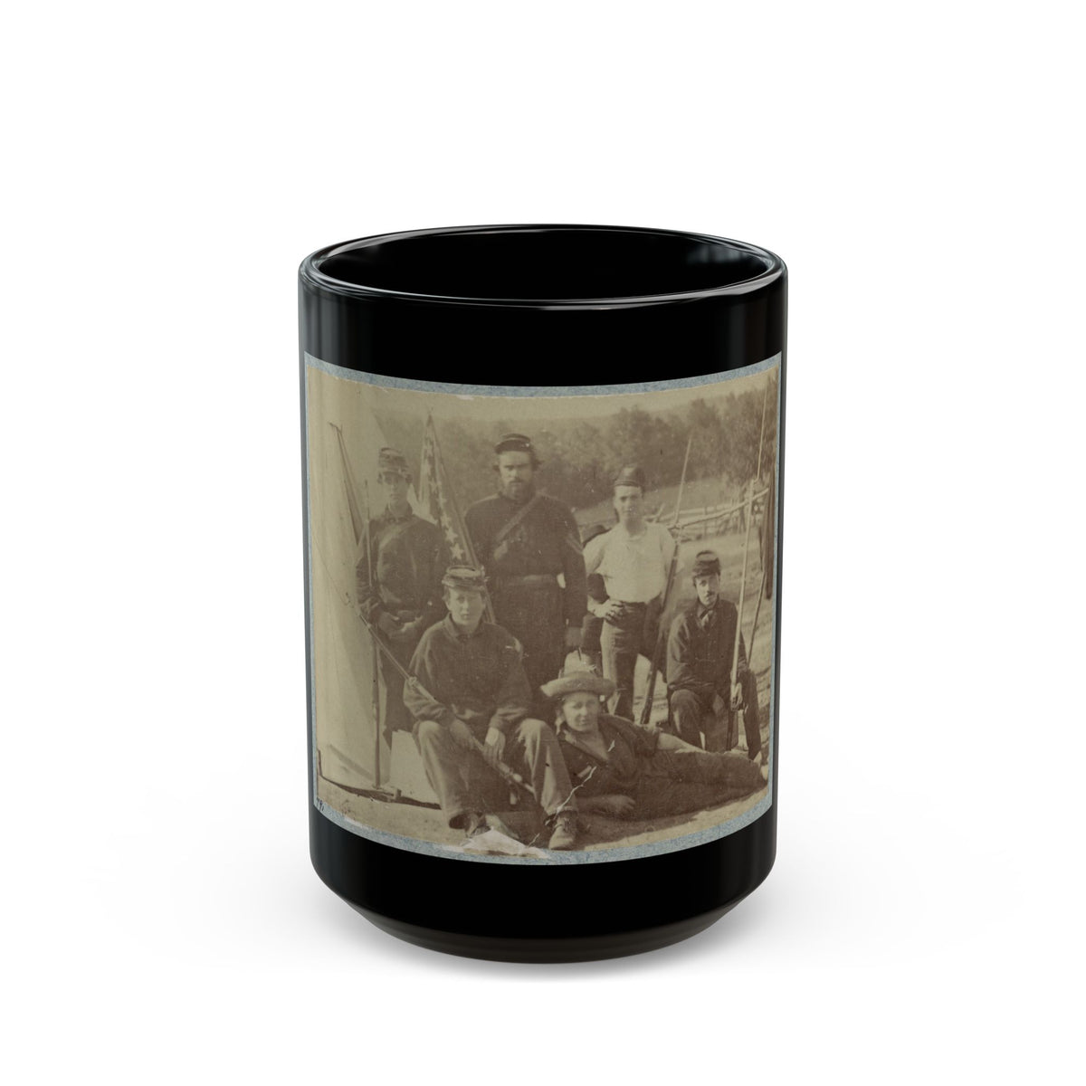 2d Rhode Island Infantry 001 (U.S. Civil War) Black Coffee Mug