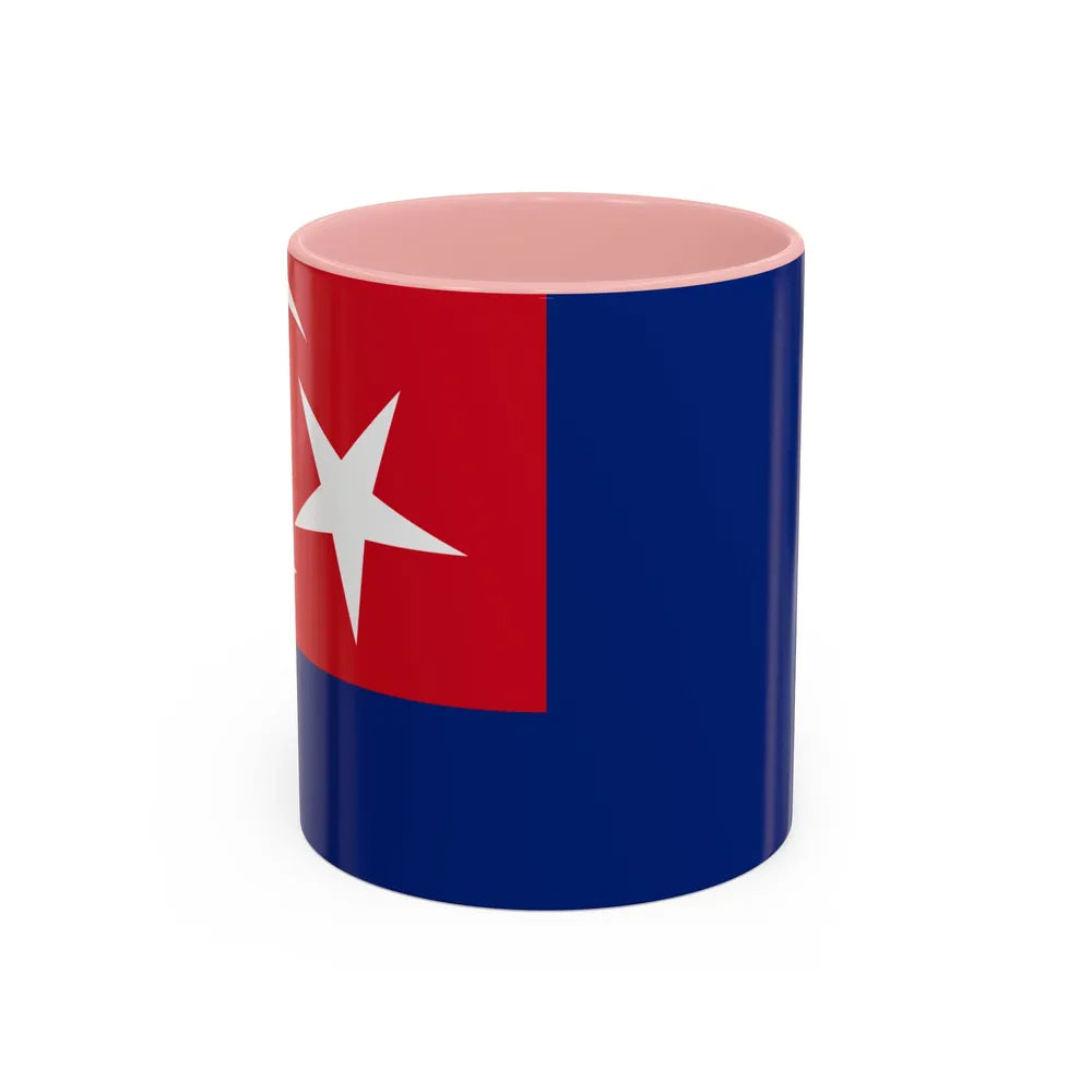 Flag of Johor Malaysia - Accent Coffee Mug-11oz-Pink-Go Mug Yourself