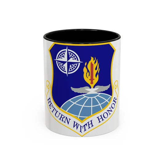 336th Training Group (U.S. Air Force) Accent Coffee Mug 11oz Black - Go Mug Yourself
