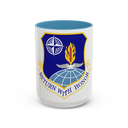 336th Training Group (U.S. Air Force) Accent Coffee Mug 15oz Light Blue - Go Mug Yourself