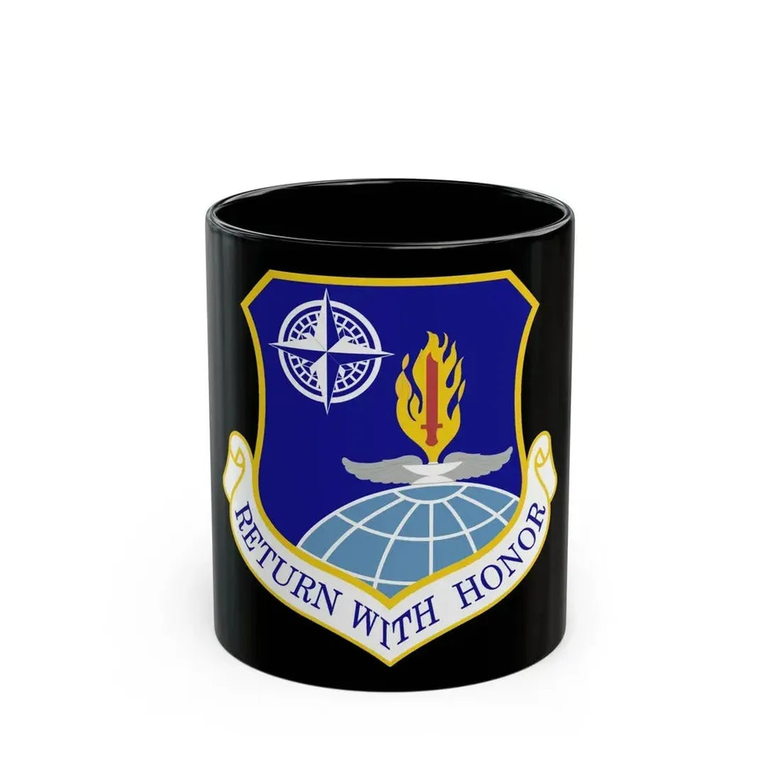 336th Training Group (U.S. Air Force) Black Coffee Mug 11oz - Go Mug Yourself