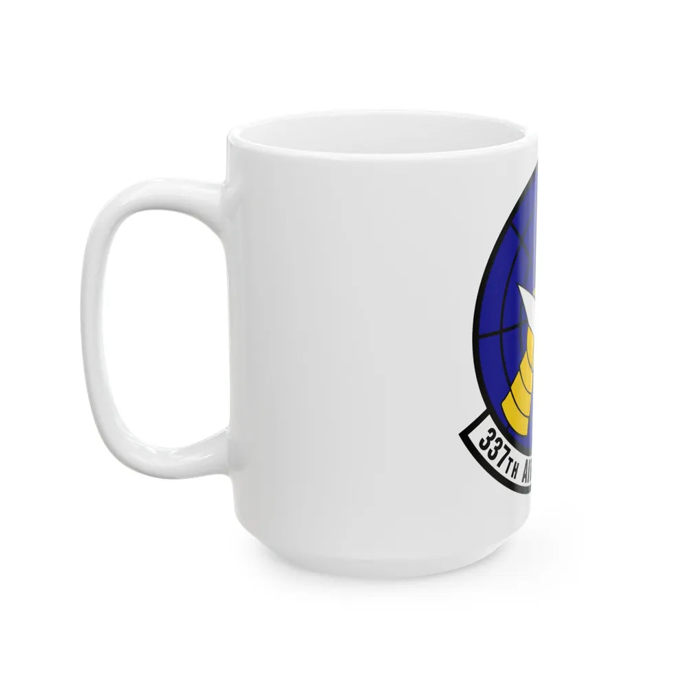 337 Air Control Squadron AETC (U.S. Air Force) White Coffee Mug-Go Mug Yourself