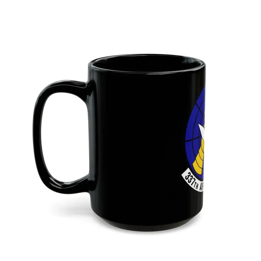 337 Air Control Squadron AETC (U.S. Air Force) Black Coffee Mug - Go Mug Yourself