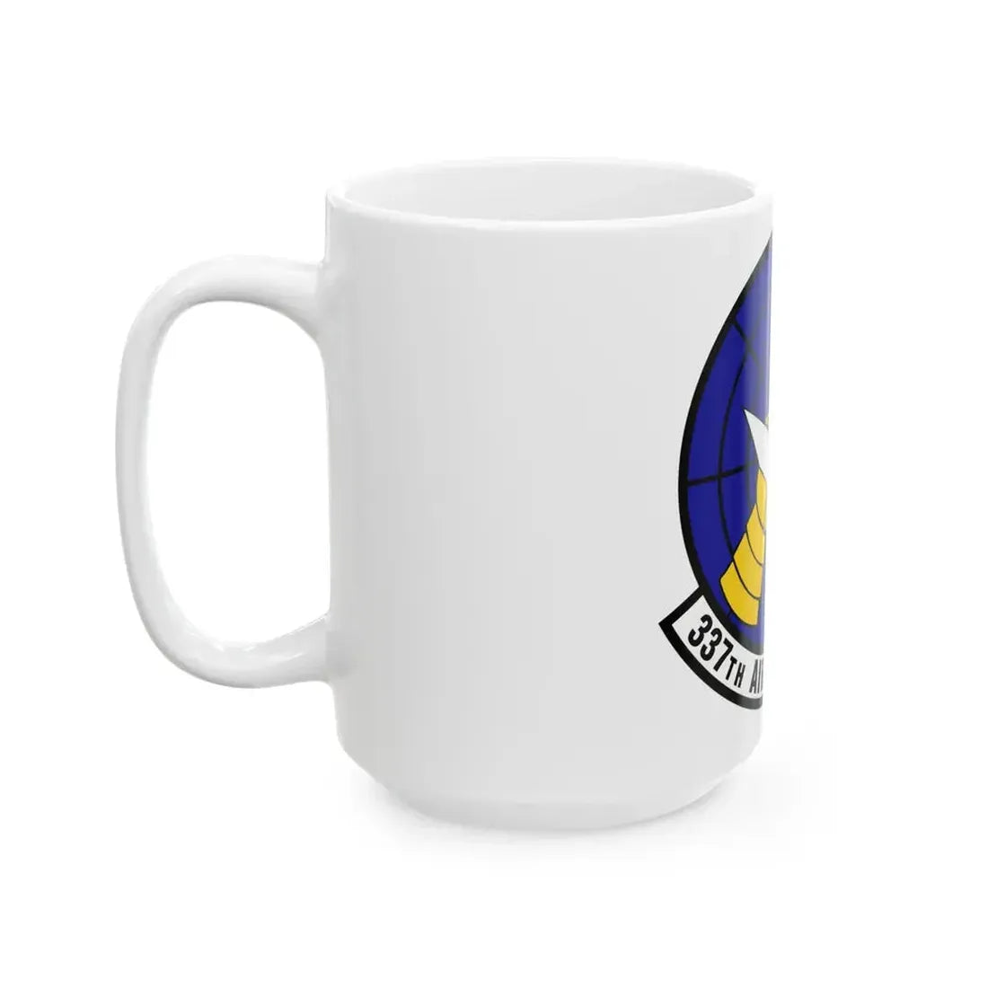 337 Air Control Squadron AETC (U.S. Air Force) White Coffee Mug - Go Mug Yourself