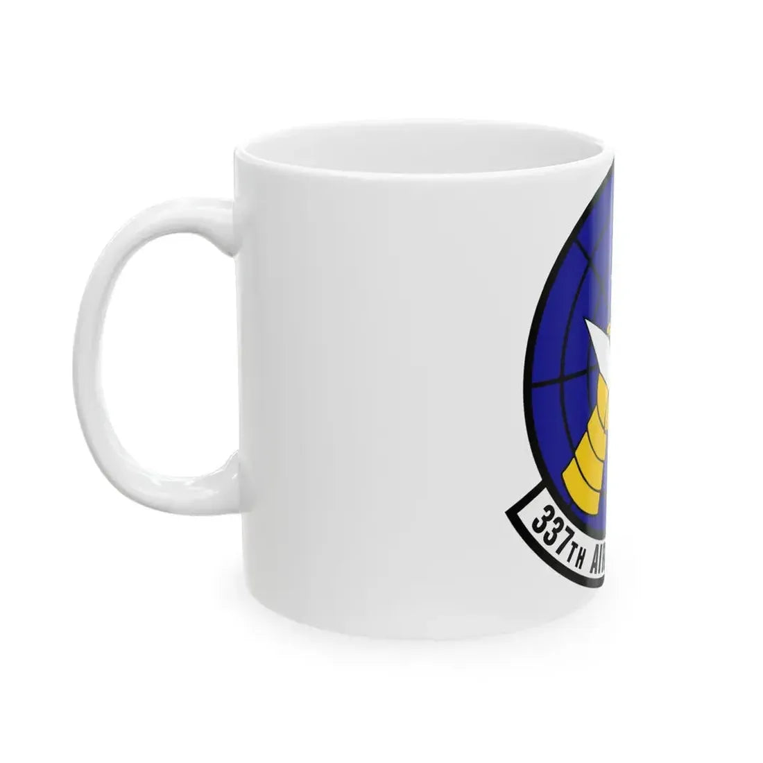337 Air Control Squadron AETC (U.S. Air Force) White Coffee Mug - Go Mug Yourself