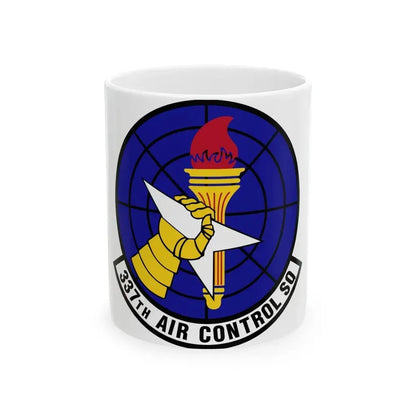 337 Air Control Squadron AETC (U.S. Air Force) White Coffee Mug - Go Mug Yourself