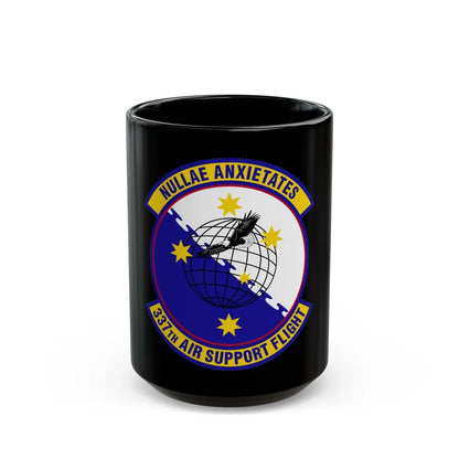 337 Air Support Flight PACAF (U.S. Air Force) Black Coffee Mug-15oz-Go Mug Yourself