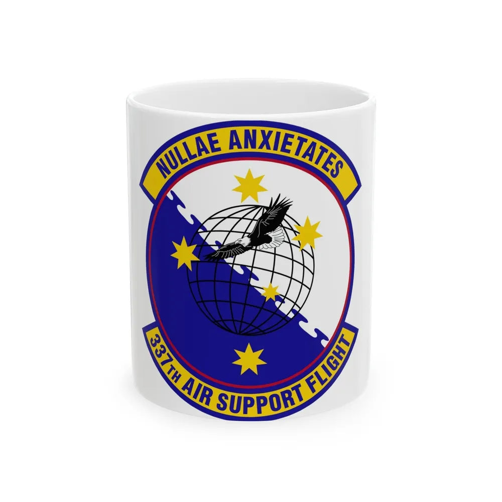 337 Air Support Flight PACAF (U.S. Air Force) White Coffee Mug-11oz-Go Mug Yourself