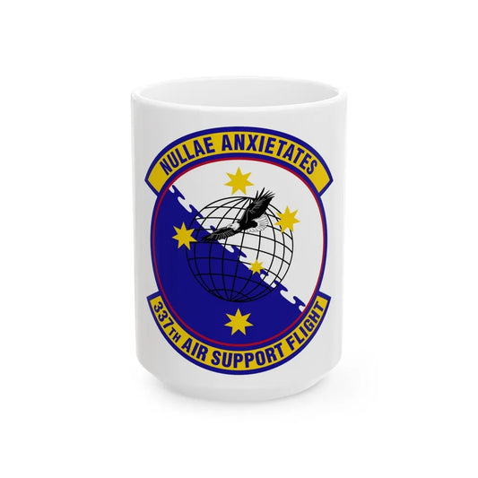 337 Air Support Flight PACAF (U.S. Air Force) White Coffee Mug-15oz-Go Mug Yourself