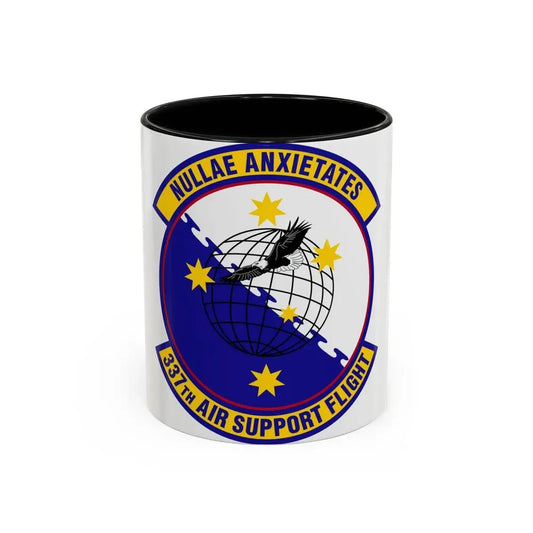 337 Air Support Flight PACAF (U.S. Air Force) Accent Coffee Mug 11oz Black - Go Mug Yourself