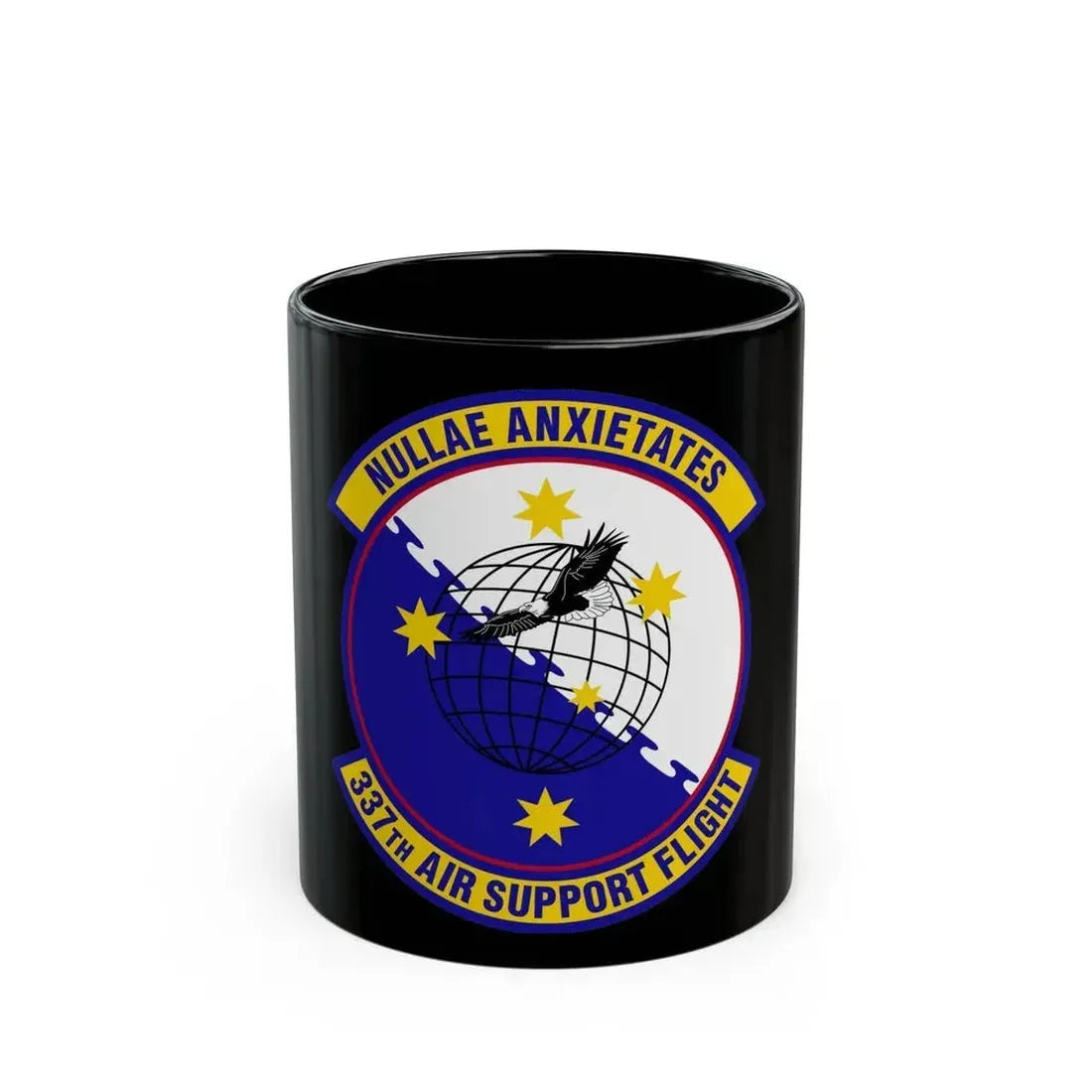337 Air Support Flight PACAF (U.S. Air Force) Black Coffee Mug - Go Mug Yourself