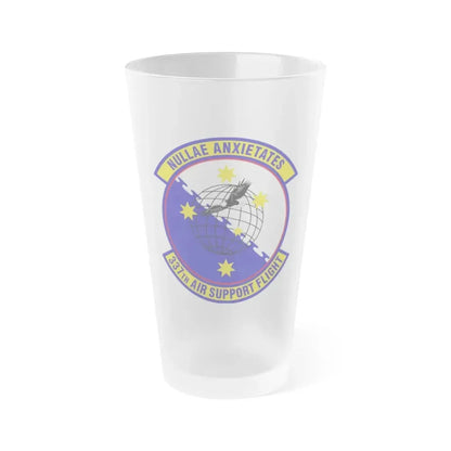 337 Air Support Flight PACAF (U.S. Air Force) Frosted Pint Glass 16oz Default Title - Go Mug Yourself