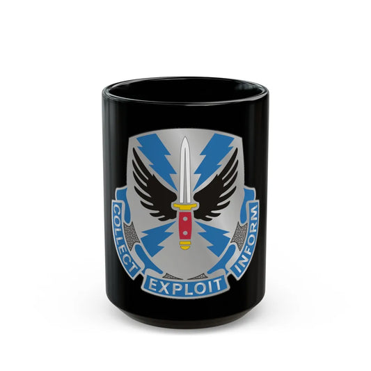 337 Military Intelligence Battalion (U.S. Army) Black Coffee Mug-15oz-Go Mug Yourself