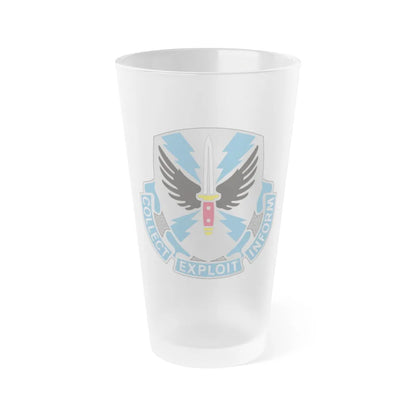 337 Military Intelligence Battalion (U.S. Army) Frosted Pint Glass 16oz-Go Mug Yourself