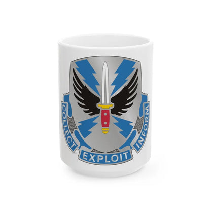 337 Military Intelligence Battalion (U.S. Army) White Coffee Mug-15oz-Go Mug Yourself