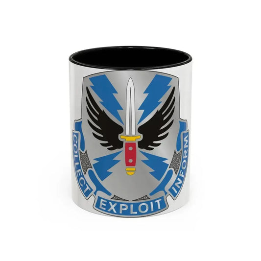 337 Military Intelligence Battalion (U.S. Army) Accent Coffee Mug 11oz Black - Go Mug Yourself