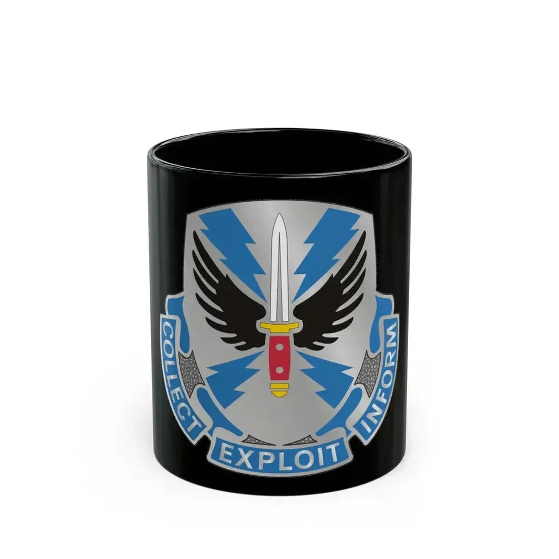 337 Military Intelligence Battalion (U.S. Army) Black Coffee Mug 11oz - Go Mug Yourself