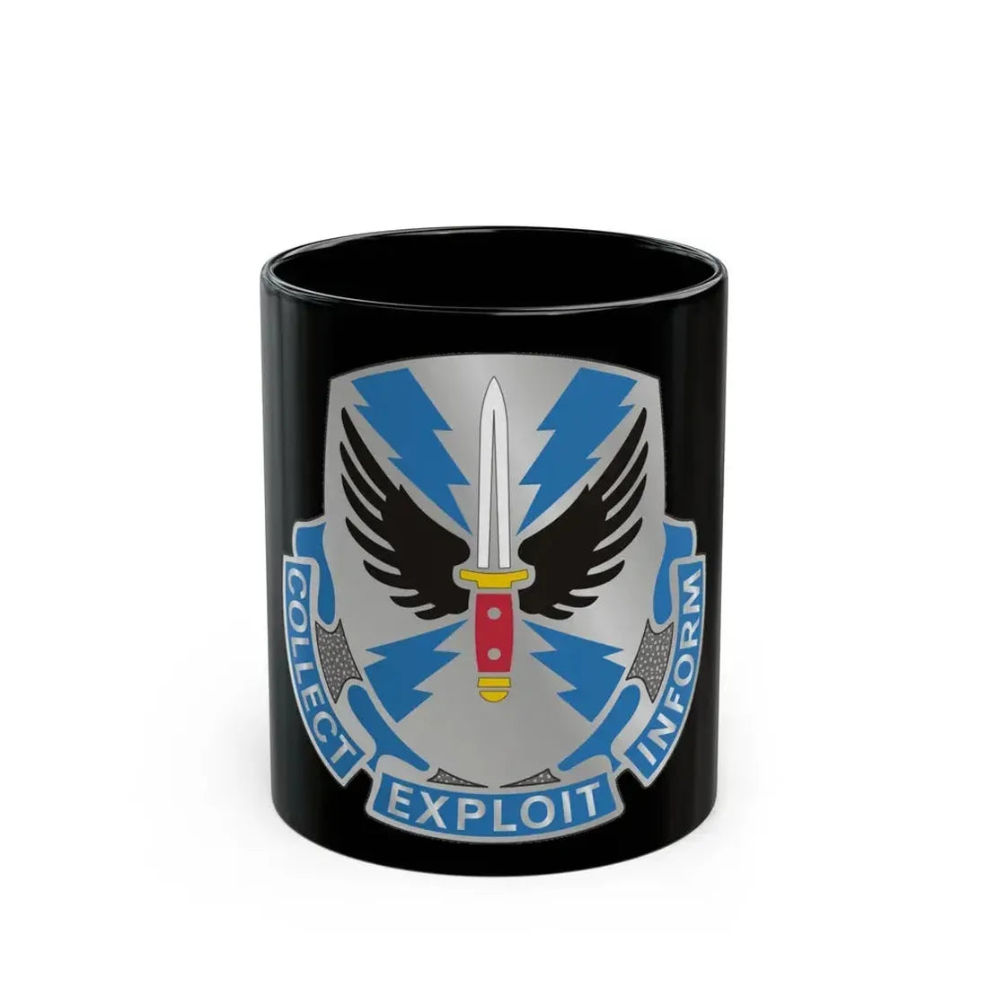 337 Military Intelligence Battalion (U.S. Army) Black Coffee Mug 11oz - Go Mug Yourself