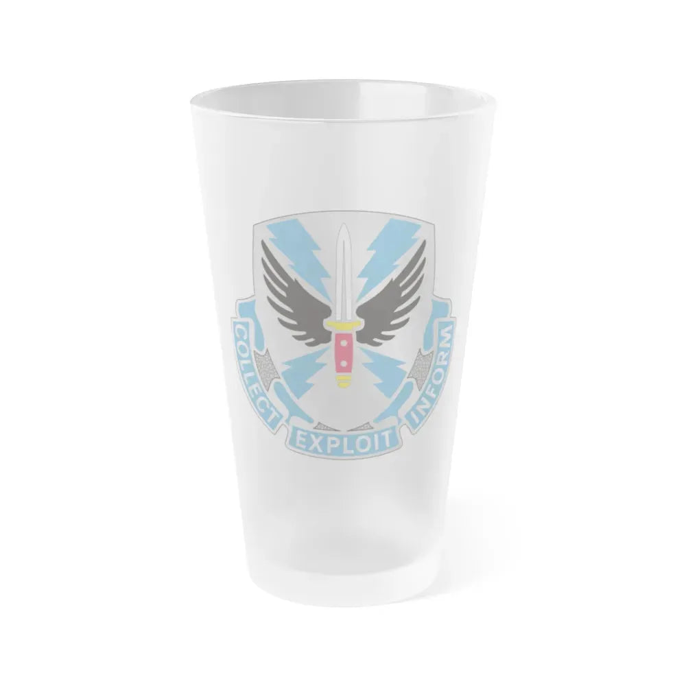 337 Military Intelligence Battalion (U.S. Army) Frosted Pint Glass 16oz Default Title - Go Mug Yourself