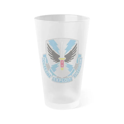 337 Military Intelligence Battalion (U.S. Army) Frosted Pint Glass 16oz Default Title - Go Mug Yourself